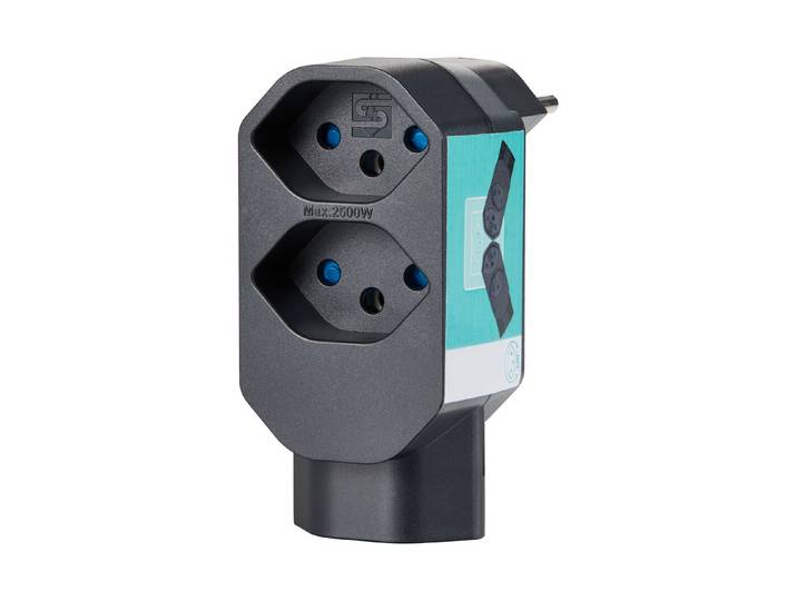 Steffen Mehrfachadapter Manta 2+1xT13 drehbar