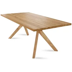 MASSIVHOLZTISCH Daisey 1 200x78x100 Esszimmertisch Wildeiche geölt