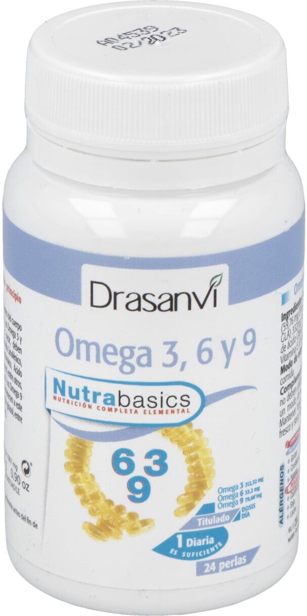 Drasanvi nutrabasics omega 3-6-9 24perlas