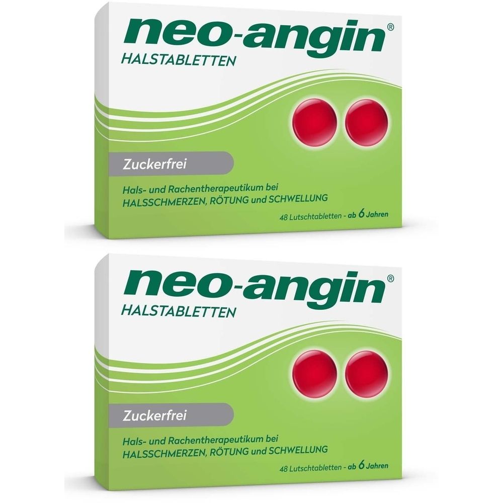 Neo-Angin Halstabletten zuckerfrei 2x 2x48 St Lutschtabletten