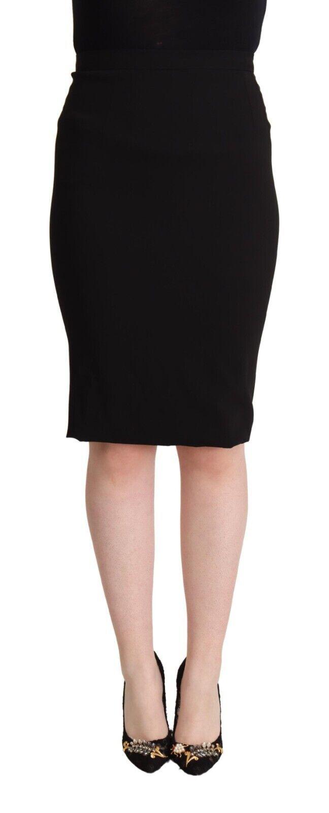 Pencil Rok Knie Lang Stretch Wol