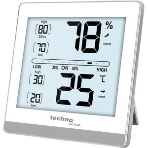 Technoline Thermo-Hygrometer 06680, WS 9470, digital, von 0 bis 50°C, innen