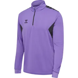 HUMMEL hmlAUTHENTIC HALF ZIP SWEAT dahlia purple/asphalt S