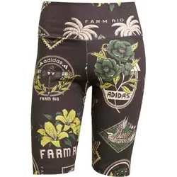 ADIDAS Damen Tight Farm Radlershorts, Größe XS in Schwarz Schwarz
