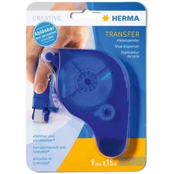 HERMA Klebespender Transfer, ablösbar, blau, 15 m