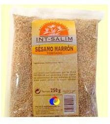 INT-SALIM Gerösteter brauner Sesam 250 gr
