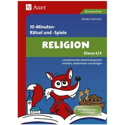 Spielerischer Lernspass Religion 3./4. Klasse, Schulbücher von Sandra Sommer