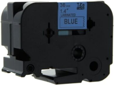 Q-Nomic TZe-561 cinta 36mm texto negro sobre azul (8M)