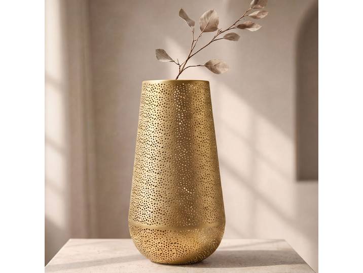 Vase Kulaas Ø 25cm Doré/Doré