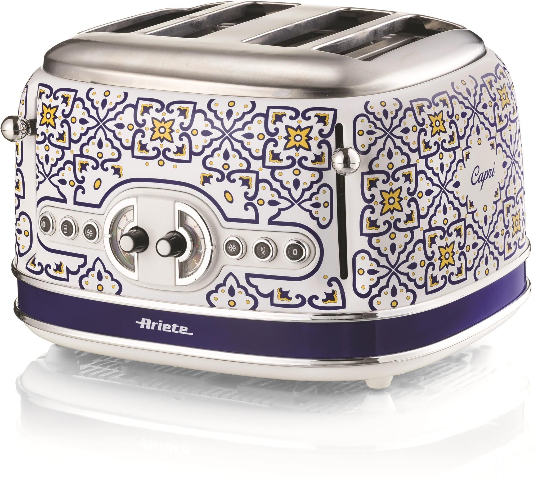Ariete Toaster "Capri 6", blau, B:19cm H:20cm T:30cm, Toaster, Toaster blau Einheitsgröße