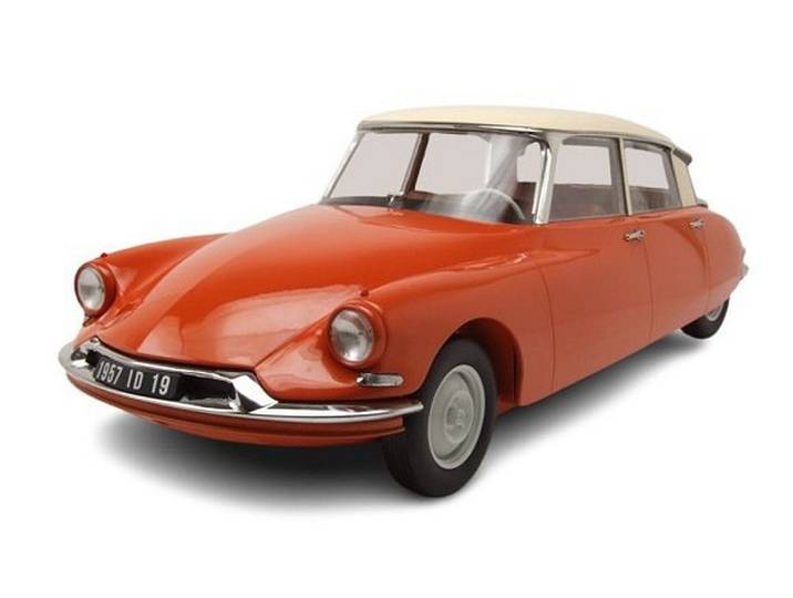 Norev Modellauto Citroen ID 19 1957 orange beige, Maßstab 1:12