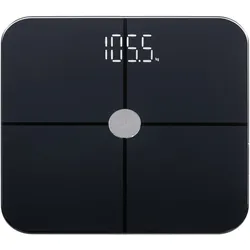 Adler AD 8187 Personenwaage Smart mit App Bluetooth schwarz