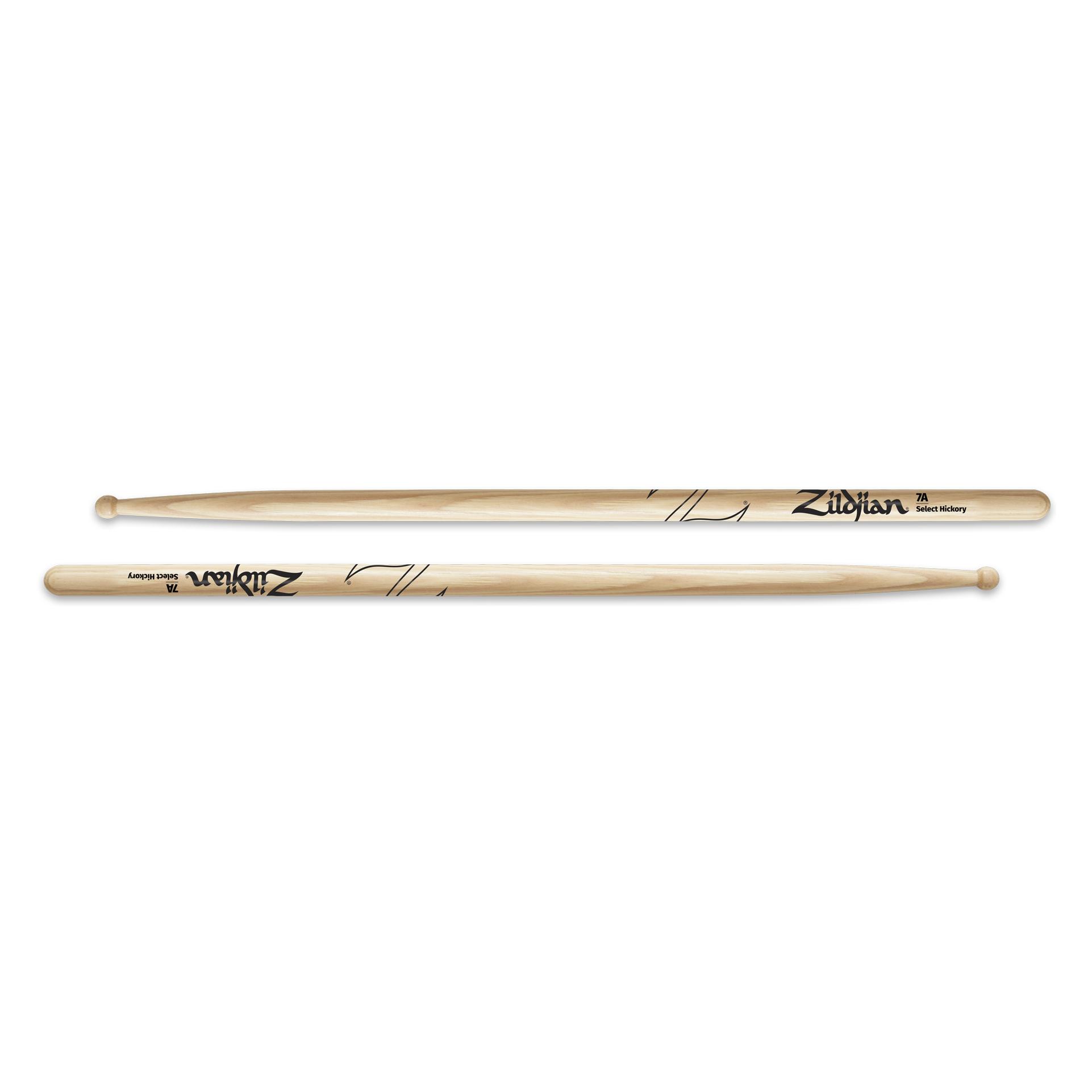 Zildjian 7A Hickory Trommelstöcke Holz (Schlagzeug) (ZIZ7A)
