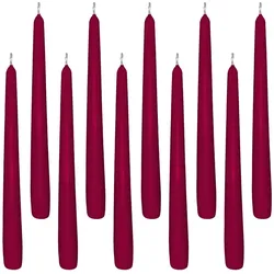 GASTRO 10 Spitzkerzen bordeaux 23,5 x 245 mm