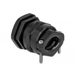 Delock 60361 mit Zugentlastung Metall, Kunststoff Schwarz 1 St.