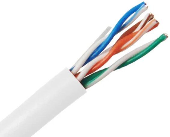 Microconnect Cat5e UTP Solid Network Cable, 24AWG CCA, PVC - 305m