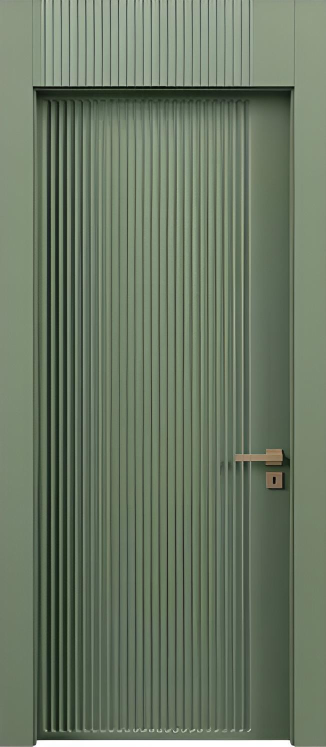Designer Groene Binnendeur Stijlvolle Appartementsdeur Veiligheidsdeur
