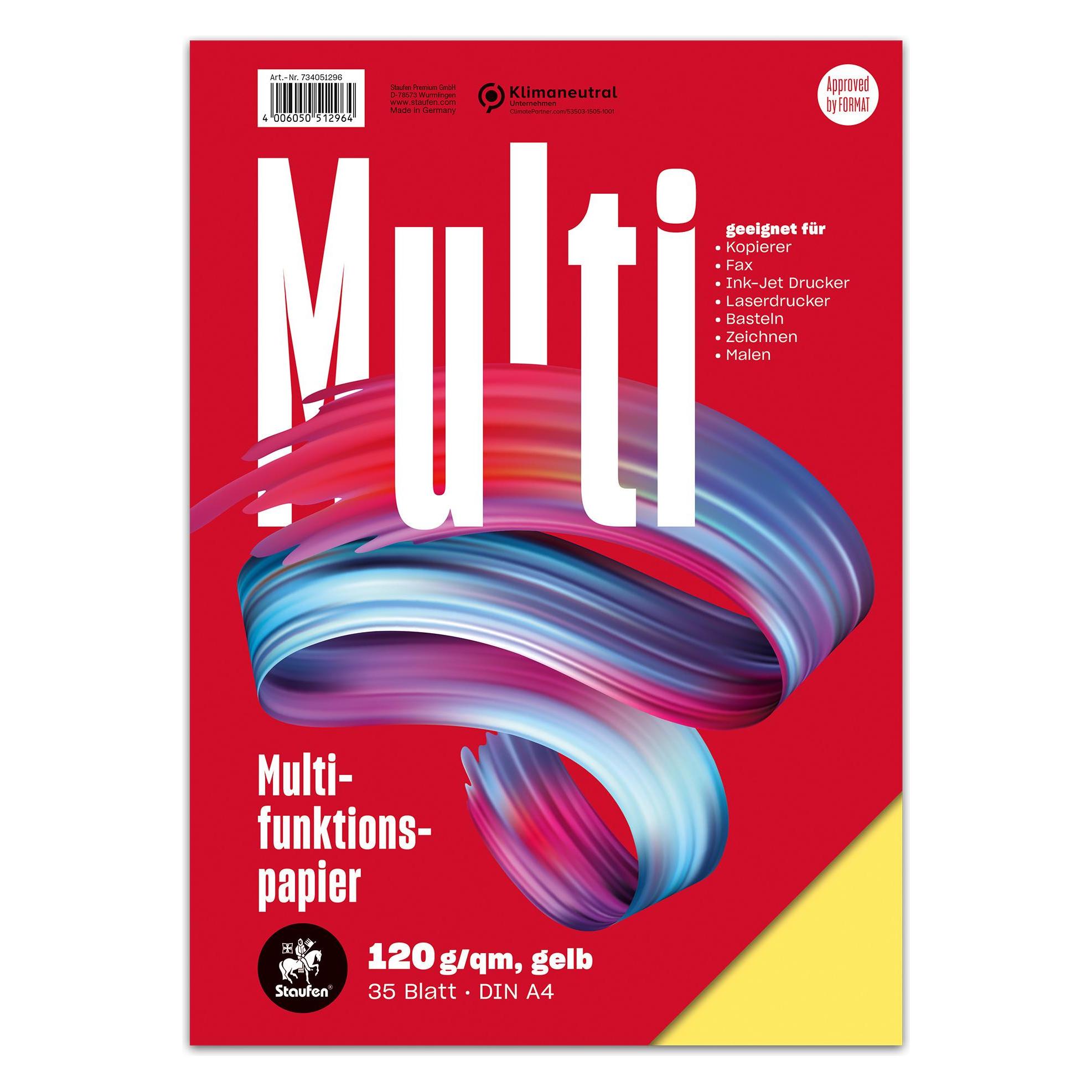 Staufen Multifunktionspapier 7X PLUS (A4, 35 Blätter, 120 g/m²) (734051296)