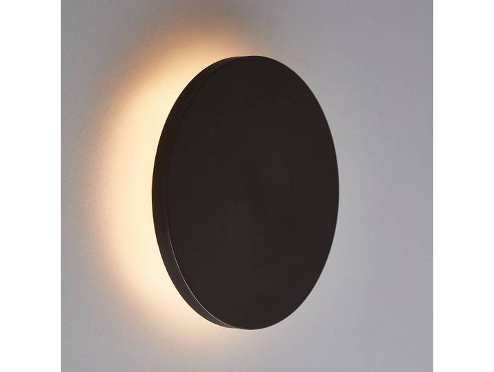 LED-Wandleuchten Shadow Typ D Ø 15cm Grau Material: Metall Metallart: Aluminium Oberfläche Metall: Gebürstet LED LED-Platine