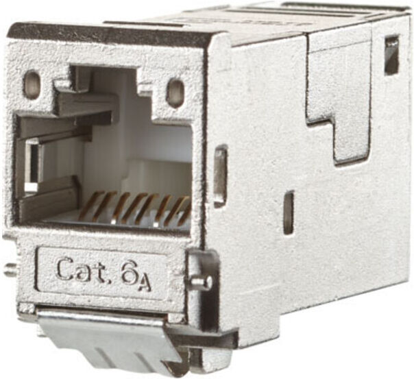 BTR NETCOM Module E-DAT RJ45 8(8) TN Cat.6A, TIA-A, blindé Module E-DAT ; Metz Connect (130910-I-90)