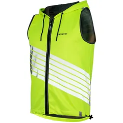 Wowow, Herren, Velojacke, Reflektor Threesixty Jacket XXL, Befestigung: Oberkörper (XXL), Weiss, Gelb, XXL
