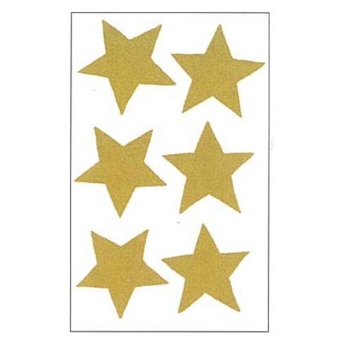 BSB-Obpacher Aufkleber Deco Sticker Sterne gold gross (3 Sticker) (09-142)