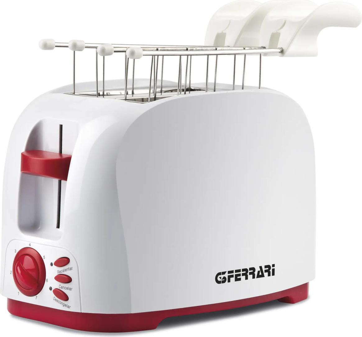 G3 Ferrari G10179 Keukenmachine, Rood/Wit, 800 W, 230 V, met 2 messen