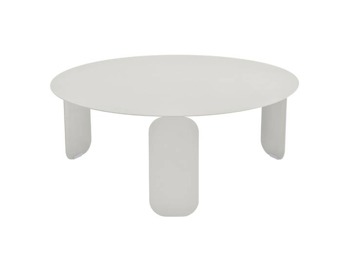 Beistelltisch, Stahl, Ø 80 cm, Höhe 32,5 cm, Modern, Outdoor, Fermob