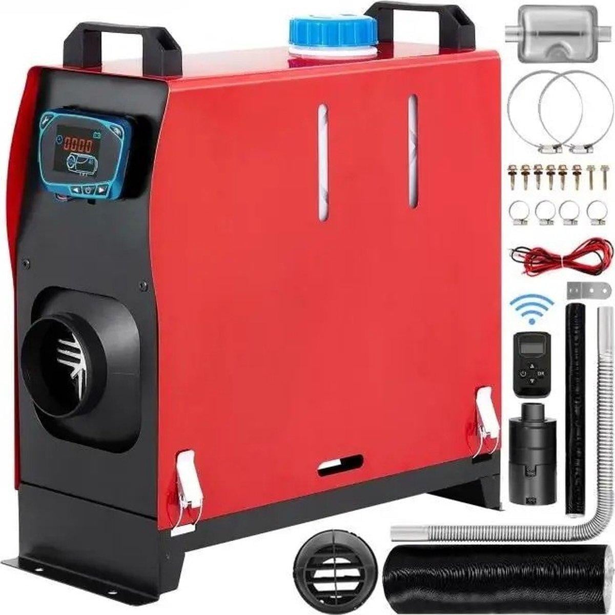 Selius Standkachel 8KW 12V Diesel luchtverwarmer voor auto, camper, boot en zolder