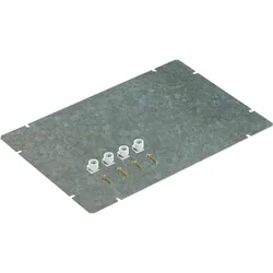 Spelsberg Montageplatte 380x260x2mm (Montagehalterung), Elektronikzubehör + Gehäuse, Grau