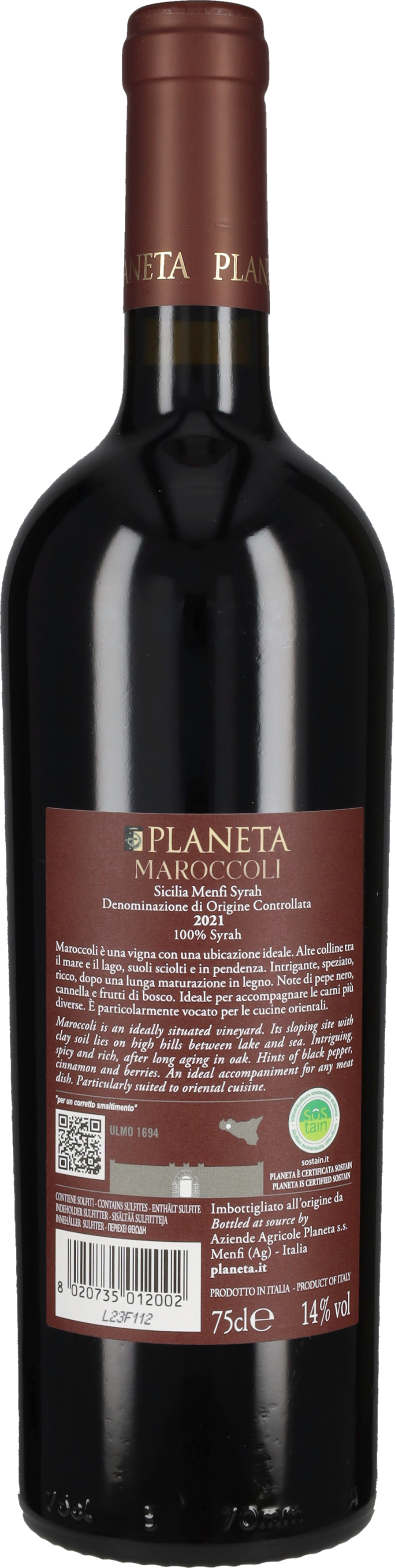 Syrah 'Maroccoli' Planeta 2021