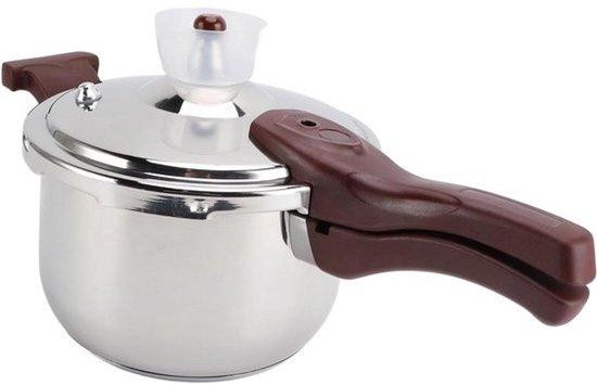 Snelkookpan Roestvrijstaal 4 Liter - Zilver