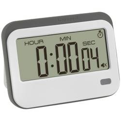 TFA Dostmann Digitaler Timer mit Stoppuhr und Wecker Timer Weiß, Grau digital 38.2052.02