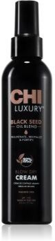 CHI Luxury Black Seed Oil Blow Dry Cream Creme nutritivo e termo-protetor para alisamento de cabelo 177 ml. Luxury Black Seed Oil Blow Dry Cream
