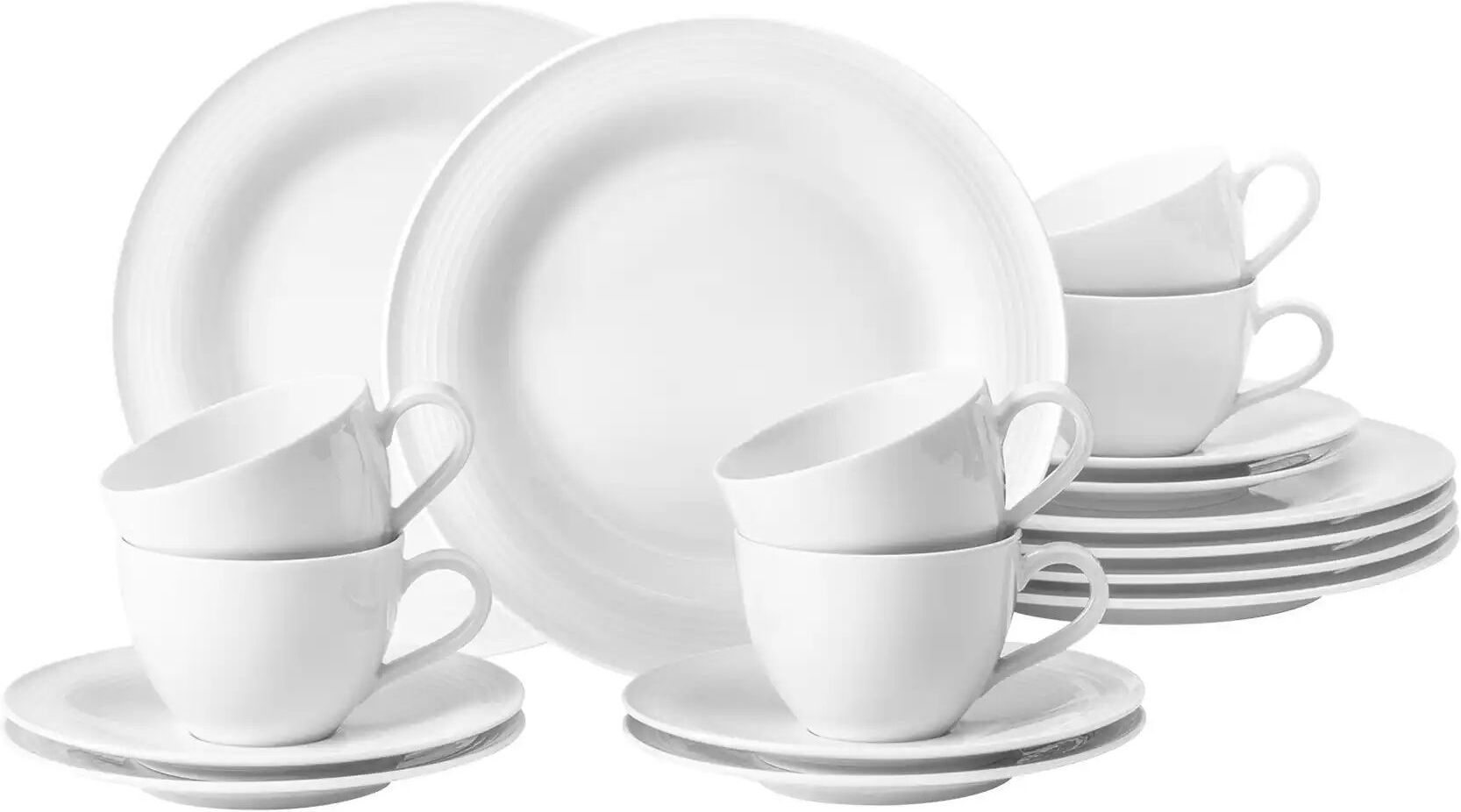 Seltmann Weiden Kaffeeservice  Beat ¦ weiß ¦ Porzellan