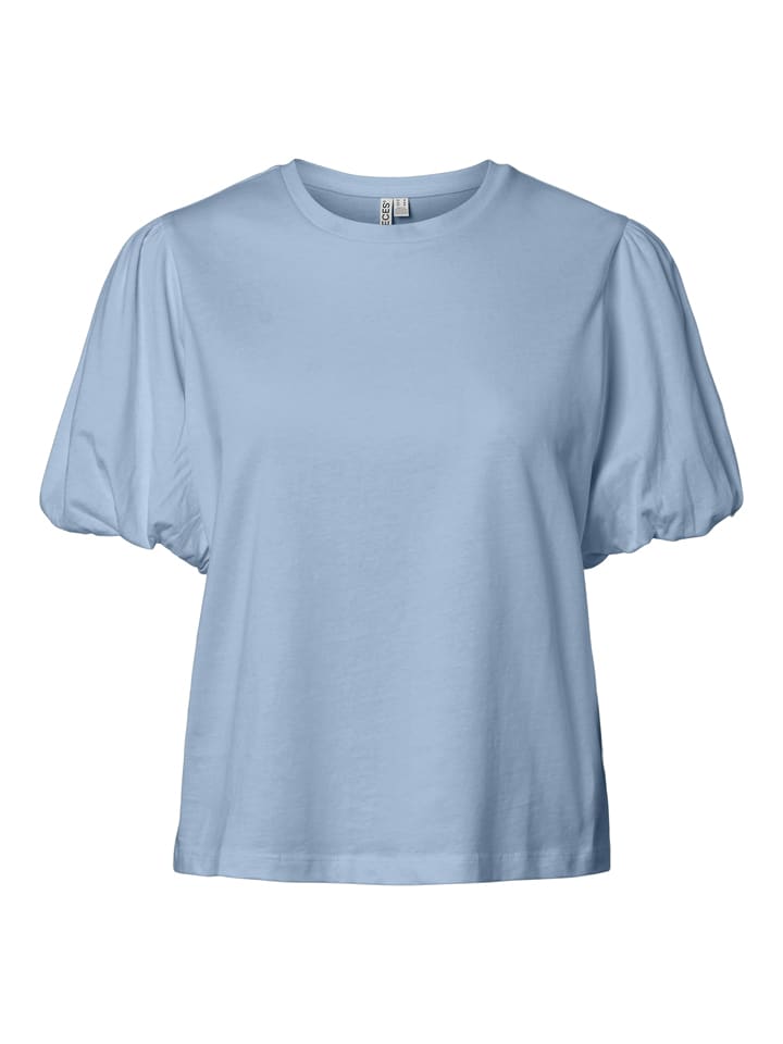 Pieces Shirt in Hellblau - L