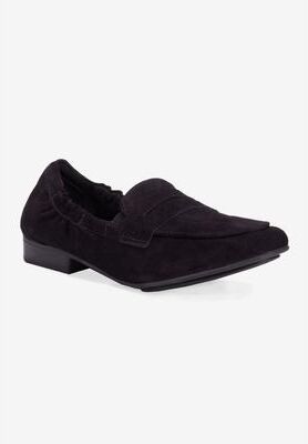 Women's Trish Flat by Ros Hommerson in Black Kid Suede (Size 8 N)