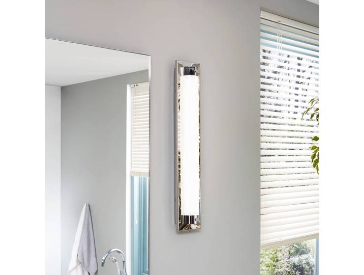 EGLO Deckenleuchte Tolorico, für Badezimmer, Edelstahl, Modern