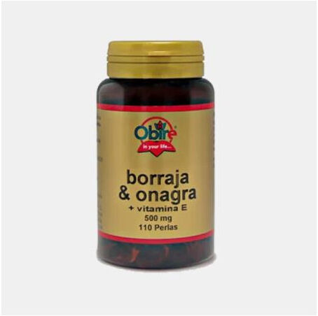 OBIRE BORRAGEM & ONAGRA + VITAMINA E 500mg 110 CAPSULAS
