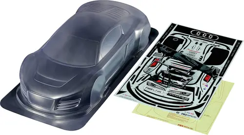 Tamiya 51754-000 1:10 Karosserie Audi R8LMS 2008 Unlackiert