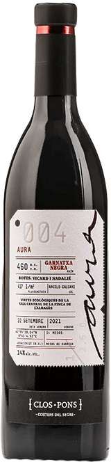 Clos Pons Aura 2021 Vino Tinto D.O. Costers del Segre 75 cl.