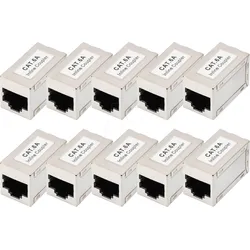 DIGI DN-93905-10 - Cat.6a Modularkupplung, geschirmt, 2x RJ45, 10 Stück