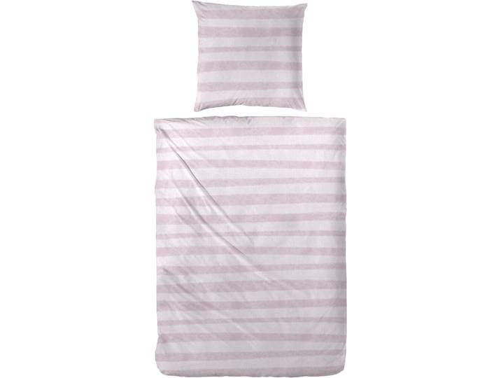 Bettwäsche PRIMERA Feinbiber-Bettwäsche Zerrenda , rosa, B/L: 135cm x 200cm, 1 Stk., 1 Stk., Feinbiber, B/L: 80cm x 80cm, 2 Stk., Feinbiber, Obermaterial: 100% Baumwolle, Bettwäsche, Bettwäsche, mit breiten Pinselstrichen