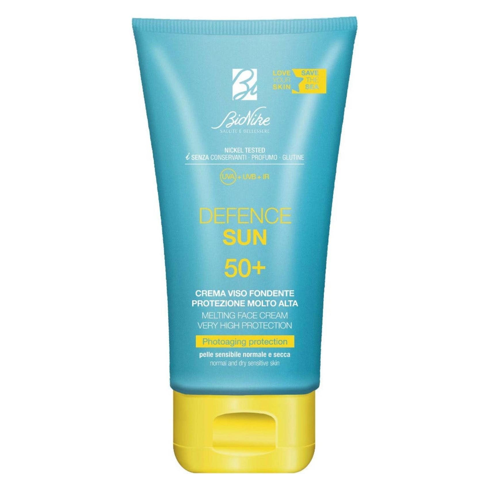 BioNike DEFENCE SUN 50+ Crema viso fondente (SPF 50, 50 ml) (B.BNDS10101)