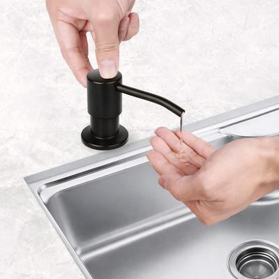 Drop Dash Deals Stainless Steel Soap Dispenser Kit, Kitchen Liquid Pump And Tube For Easy Refills Stainless Steel Soap Dispenser Kit, Kitchen Liquid Pump And Tube For Easy Refills