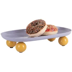 present time, Tablett, Tray Double Funky Oval Large