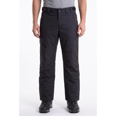 Skihose ICEPEAK "ICEPEAK COLMAN", Herren, Gr. 48, N-Gr, anthrazit, Web, Obermaterial: 100% Polyester. Futter: 100% Polyester. Wattierung: 100% Polyester, Hosen Skihose, sportliche Passform, für Wintersportarten, mit Reißverschlusstaschen