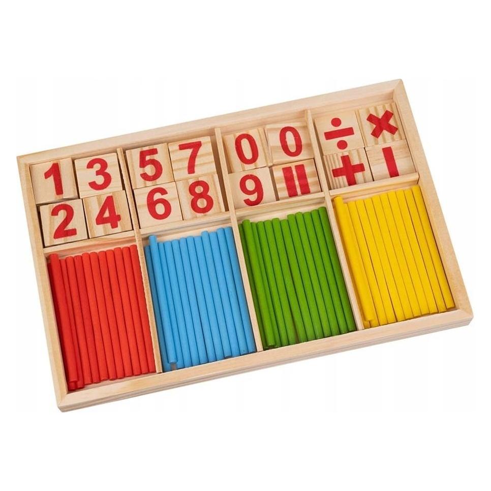 LearnHow Stäbchen zum Erlernen des Zählens, 72 Stück (483635)