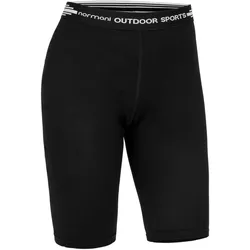 Normani, Damen, Funktionsunterhose, Damen Merino Shorts „Sunshine Coast“ (XL), Schwarz