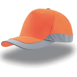 Atlantis 5 Panel Cap Helpy AT326 reflektierend Orange Fluo
